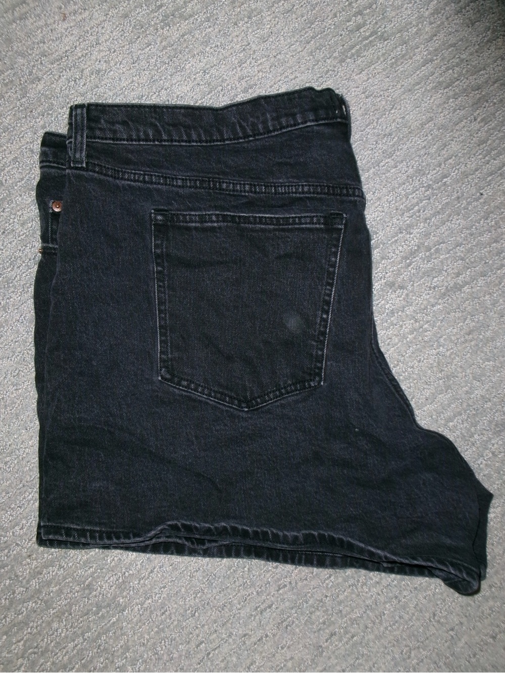 Abercrombie & Fitch Women’s Black Denim Jean Shorts - Size 36